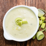 Creamy Potato Leak Soup (vegetarian)