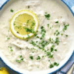 Greek Lemon Garlic W/Orzo Soup